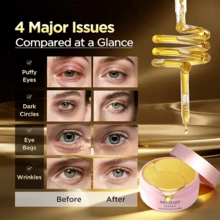 Eye Patches, Collagen Eye Masks, For Puffy Eyes And Dark Circles, 60-Piece Eye Patch Skincare Product - 黃金眼膜 - 查看 7