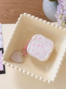 Ốp bảo vệ mềm mại chủ đề dâu tây, tương thích với Apple Pro 3, 4, Pro 2. - Màu Hồng baby - Xem 8