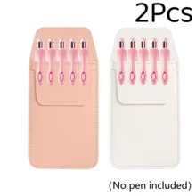 PU Leather Pencil Case, Large Capacity Multi-Purpose Pen Box, Makeup Brush Organizer Pen Bag, Doctor/Nurse Pen Holder - Multicolor - View 20