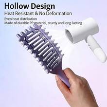 二合一造型梳 - 直发梳 + 卷发梳，小麦秸秆材质，透气防毛躁，打造蓬松造型 - A - 查看 7