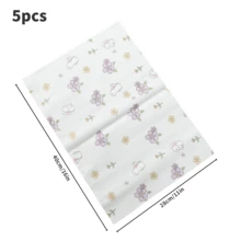 100个/包 节日派对礼品包装袋，服装装饰包装袋，高端自封平口袋，兔子和花朵图案包装袋，适用于节日、婚礼、派对礼品包装 - 包裝袋 - 查看 8