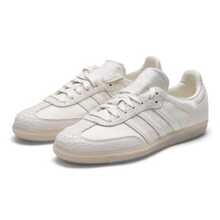 Giày thể thao nữ adidas Originals SAMBA OG mũi tròn, thoải mái và mềm mại, sản xuất tại Đức, màu be. - Màu be - Xem 4