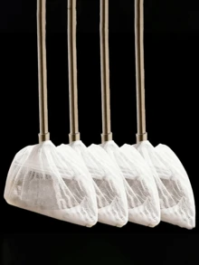 10个/50个/包 一次性无纺布扫帚套，地板毛发清洁套，除尘工具（不含扫帚） - 白色 - 查看 6