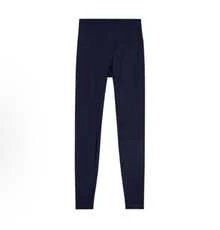 Lululemon High Waist Power Flex Tummy Control Leggings,Leggings For Women Tummy Control, Workout Leggings For Women 4 Way Stretch - Màu xanh hải quân - Xem 4