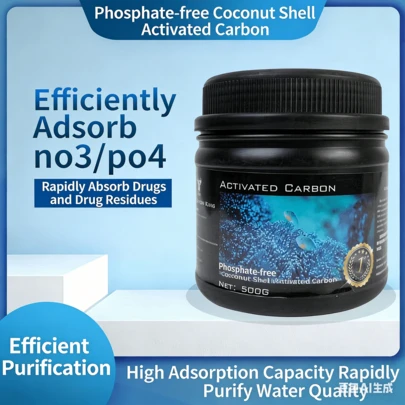 Purificador de agua con carbón activado de Ox King, apto para agua salobre, sin efectos secundarios, carbón activado de cáscara de coco