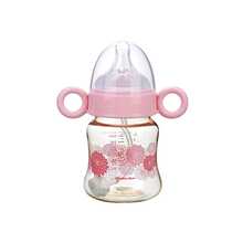 1pc PPSU Ergonomic Curved Baby Bottle, Automatic Flow Rate, Flow Control, Gravity Ball, 5cm Bottle Mouth Diameter, Anti-Colic Design, Soft Silicone Nipple, 150ml/260ml, , Lightweight & Anti-Drop, Suitable For Infant & Toddler Daily Feeding - Multicolor - View 14