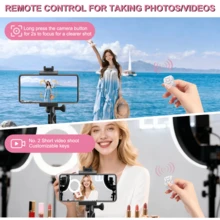 Control remoto multifuncional en forma de anillo para teléfono móvil, controlador inalámbrico para pasar páginas, obturador de cámara portátil compatible con iPhone, tableta y Android, recargable, para pasar páginas de aplicaciones, 30mAh - Multicolor - Ver 4