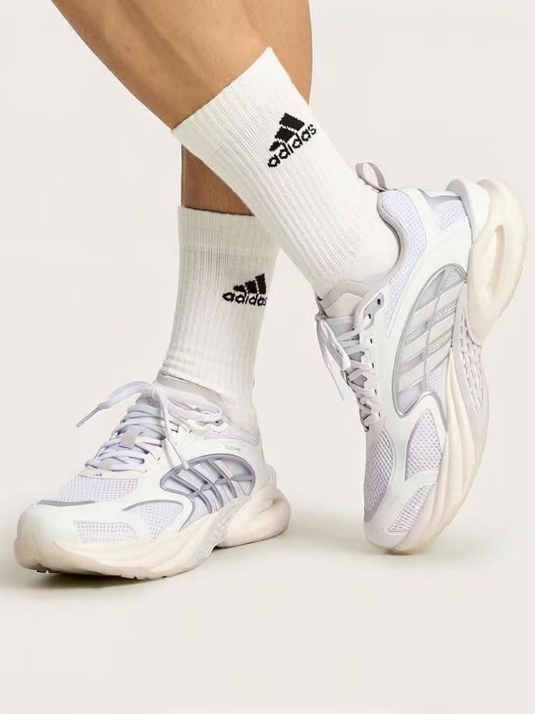 adidas Climacool Vento 4.0 舒適貼合跑步鞋 男女同款 - 白灰 - 查看 1