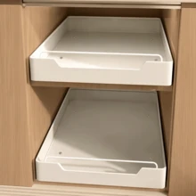 Pull-Out Storage Rack, No-Drill Sink Cabinet Pull-Out Organizer | Kitchen Seasoning/Cookware Pull-Out Storage Rack | Sliding Drawer And Kitchen Storage Organizer | Perfect Gift For Mother's Day, Father's Day And Anniversary - Multicolor - View 4