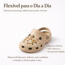 Babouche-Style Sneakers, Perfect For Holidays, Autumn/Spring/Summer/Winter, Offering Comfort And Style. High Platform. - Khaki - View 2