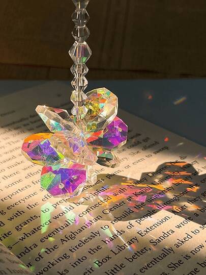 76mm Crystal Suncatcher Pendant, Suitable For Windows, AB Crystal Rainbow Maker Garden Hanging Sunshine Catcher Decor