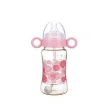 1pc PPSU Ergonomic Curved Baby Bottle, Automatic Flow Rate, Flow Control, Gravity Ball, 5cm Bottle Mouth Diameter, Anti-Colic Design, Soft Silicone Nipple, 150ml/260ml, , Lightweight & Anti-Drop, Suitable For Infant & Toddler Daily Feeding - Multicolor - View 13