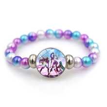 Hasbro Pulsera de cuentas de colores del grupo de caza de brujas K-Pop, accesorio de cordón elástico del equipo de caza de brujas de dibujos animados - Multicolor - Ver 13