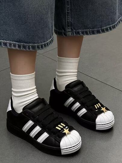  adidas originals Superstar 2 舒適貼合繫帶 板鞋 女款