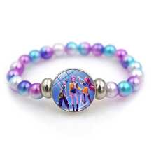 Hasbro Pulsera de cuentas de colores del grupo de caza de brujas K-Pop, accesorio de cordón elástico del equipo de caza de brujas de dibujos animados - Multicolor - Ver 14