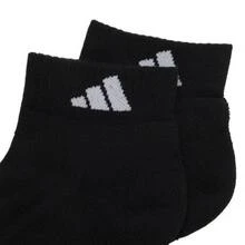 Calcetines deportivos unisex adidas con estampado gráfico, elegantes, cómodos y suaves, paquete de 3 unidades. - Negro - Ver 4
