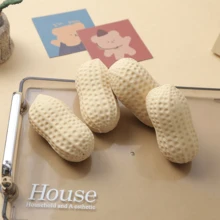 1/3 pièces Jouet anti-stress en forme d'arachide à presser - Dispositif sensoriel de décompression pour adultes, convient pour la détente au bureau / les interactions de fête, jouet créatif à presser des arachides, cadeau idéal pour l'anniversaire, les fêtes, les réunions de famille. Style d'emballage aléatoire (Les petits trous sur le produit sont dus au processus de fabrication, pas à des dommages. Les mini-arachides n'ont qu'un demi-côté, à prendre en compte si cela vous dérange) - Multicolore - Voir 9