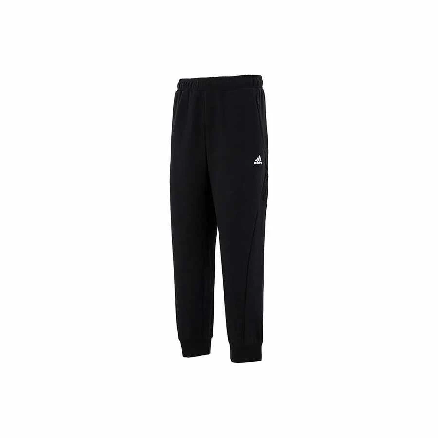 Quần thể thao nam adidas thoáng khí, dáng lửng, dành cho chạy bộ và tập luyện, màu đen sọc. - màu đen - Xem 1