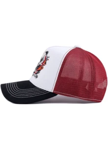 JZML 1pc Unisex Stylish Panda Letter Embroidered Trucker Hat - A - View 10