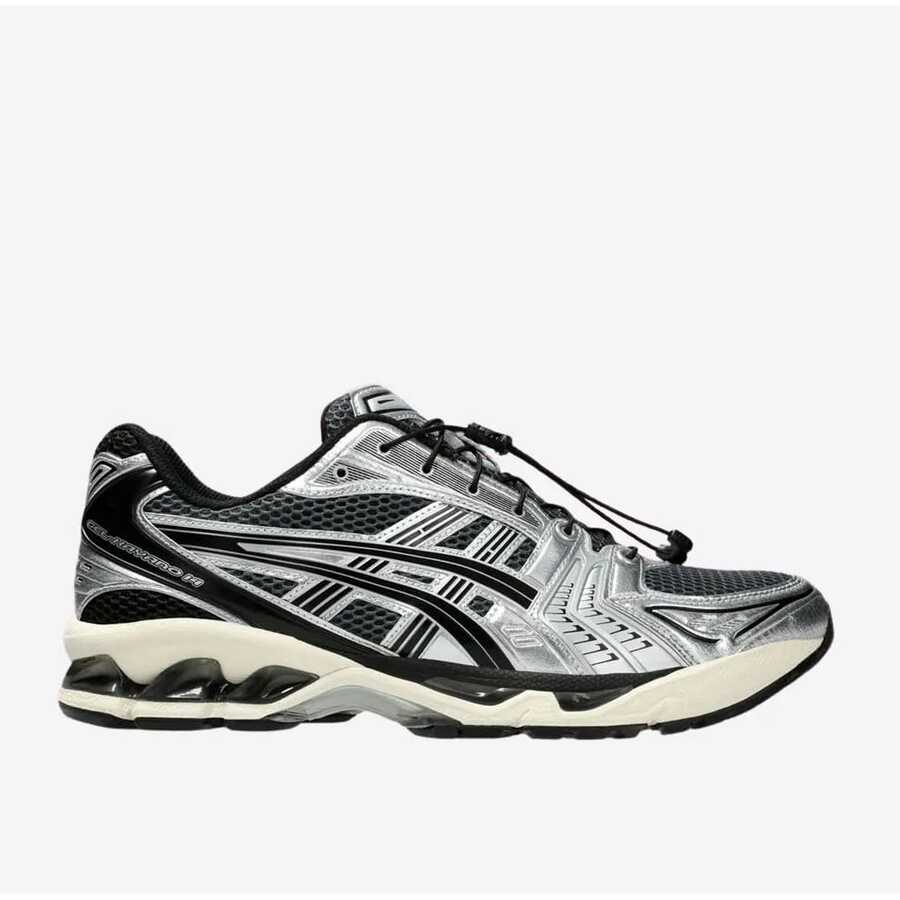 Asics GEL-KAYANO 14 Sneakers | Trainer | Y2K Retro-Tech Runner | Unisex Sportstyle Footwear With GEL™ Technology | Open Mesh & Synthetic Leather Upper | Cream Midsole Millennial Aesthetic Kicks - Carrier Grey - 查看 1