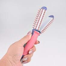 Mini Portable Hair Curling Brush, Straightener, Dual Voltage - Random (mini) - View 6