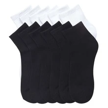 12 Pairs Cotton Cushion Quarter Socks With Arch Support Cotton Blend Athletic Sports Workout Running Socks Comfort Cozy Sweat-Absorbing Anti-Slip Comfy Value Pack - 四分之一混合 - 查看 4