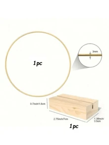 6pcs 12-Inch Metal Flower Wreath, Suitable For Wedding Centerpiece Decor, Wooden Card Holder, Metal Wreath, Home Decor, Valentine's Day Gift And More - Gold - View 16