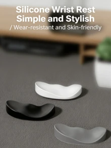 Ergonomic Silicone Office Anti-Slip Cute Keyboard & Mouse Wrist Rest Support Pad, Universal Comfortable Hand Rest - View 4