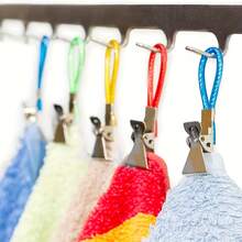 10/15/20Pcs Towel Clips, Tea Towel Hooks, Kitchen Towel Clips, Multi-Color Metal Hanging Kitchen Clips, Suitable For Kitchen, Cabinets And Bathrooms - Multicolor - View 6