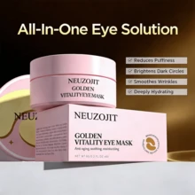 Eye Patches, Collagen Eye Masks, For Puffy Eyes And Dark Circles, 60-Piece Eye Patch Skincare Product - 黃金眼膜 - 查看 3