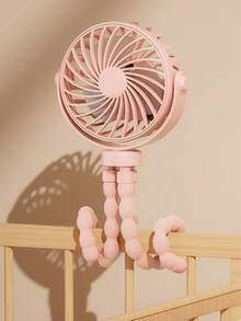 Octopus Shaped Handheld Fan, Portable Stroller Electric Fan, USB Rechargeable 500mAh, 3-Speed Wind Suitable For Indoor And Outdoor Activities - 720° Octopus Fan - View 12