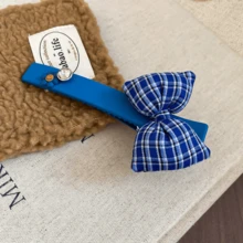 1pc Rhinestone Bowknot Painted Fashion Hair Clip (Duck Clip) - Multicolor - View 4