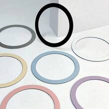 Shockproof Magnetic Phone Holder 4 Strong Magnetic Rings For MagSticker Ring Magnetic Ring For MagMagnetic Wireless Charger Case, Compatible With Apple 17/16/15/14 Pro Max Galaxy Android Accessories Spring Birthday Gift - Multicolor - View 5