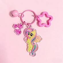 MY LITTLE PONY 1个可爱卡通吊坠（带铃铛），女士包包挂饰，汽车钥匙链，多功能卡通装饰礼品，适合圣诞节、万圣节、新年、毕业典礼、返校季及其他节日 - 彩色 - 查看 12