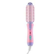 Mini Portable Hair Curling Brush, Straightener, Dual Voltage - 粉紅色(迷你) - 查看 1