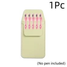 PU Leather Pencil Case, Large Capacity Multi-Purpose Pen Box, Makeup Brush Organizer Pen Bag, Doctor/Nurse Pen Holder - Multicolor - View 21