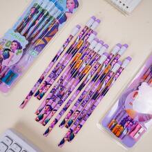 HUNTRX 字符铅笔套装，带橡皮擦笔帽，HB 书写铅笔，适用于学校用品、文具和礼品赠送 - 隨機款式 - 查看 2