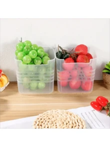 Bộ 1/3/6 túi đựng thực phẩm và trái cây tiện dụng, giúp tủ lạnh luôn gọn gàng, 4 hộp đựng rau mùi/hành lá, hộp đựng chuối dùng khi đi du lịch, hộp giữ tươi thực phẩm trong tủ lạnh, hộp đựng mì/trứng dày, phụ kiện nhà bếp, đồ dùng cần thiết khi đi du lịch, thích hợp làm quà tặng cho gia đình và bạn bè, hoàn hảo cho sinh nhật, kỷ niệm, Ngày Nhà giáo, lễ tốt nghiệp, tựu trường, Lễ Tạ ơn. - Nhiều màu - Xem 3