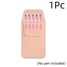 PU Leather Pencil Case, Large Capacity Multi-Purpose Pen Box, Makeup Brush Organizer Pen Bag, Doctor/Nurse Pen Holder - Multicolor - View 19
