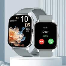 Couple Smartwatch, 1.83-Inch Multifunctional Sports Smartwatch, Featuring Wireless Calling/Music, Message Notifications, Pedometer, Sedentary Reminders, And Multiple Watch Face Wallpapers. Suitable For Both Men And Women, Compatible With Android And IOS. Perfect As A New Year Gift. - 彩色 - 查看 12