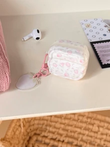 Ốp bảo vệ mềm mại chủ đề dâu tây, tương thích với Apple Pro 3, 4, Pro 2. - Màu Hồng baby - Xem 7