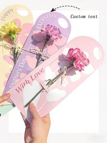 Customized Couple's Card, Customized Love Letter Card, Customized Gift Message Card, Customized Message Card, Customized Gift Card, Customized Postcard, Customized Message Card, Suitable For Parties, Events, Restaurants, Holidays - Mother's Day Handbag - View 2