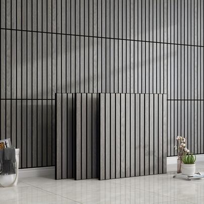 1/8pcs 3D Wood Grain Wall Stickers, Self-Adhesive Faux Wood Grain Lattice Wall Panels, Waterproof Thickened Grid Panels, Soundproof, Suitable For All Indoor Spaces, Straight Strip Shape And Striped Wall Sticker Set