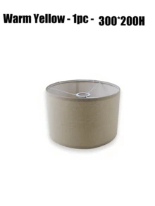 1件裝布製檯燈燈罩，婚禮季節用品 KD 吊燈燈罩，可拆卸式酒店居家裝飾落地燈燈殼罩照明配件，適用於桌燈與落地燈的布製燈罩，家居裝飾 - 圓筒燈罩 - 查看 14