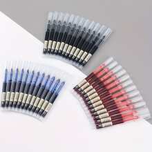 30pcs High Quality Gel Pens, Liquid Ink Ballpoint Pens, Minimalist Stationery, Student & Office Supplies, 0.5mm Direct Liquid Quick-Drying Ballpoint Pens, Black, Blue, Red Neutral Pens, Suitable For Students, Schools, Offices, Home Use - Direct Liquid Ballpoint Pen - View 11