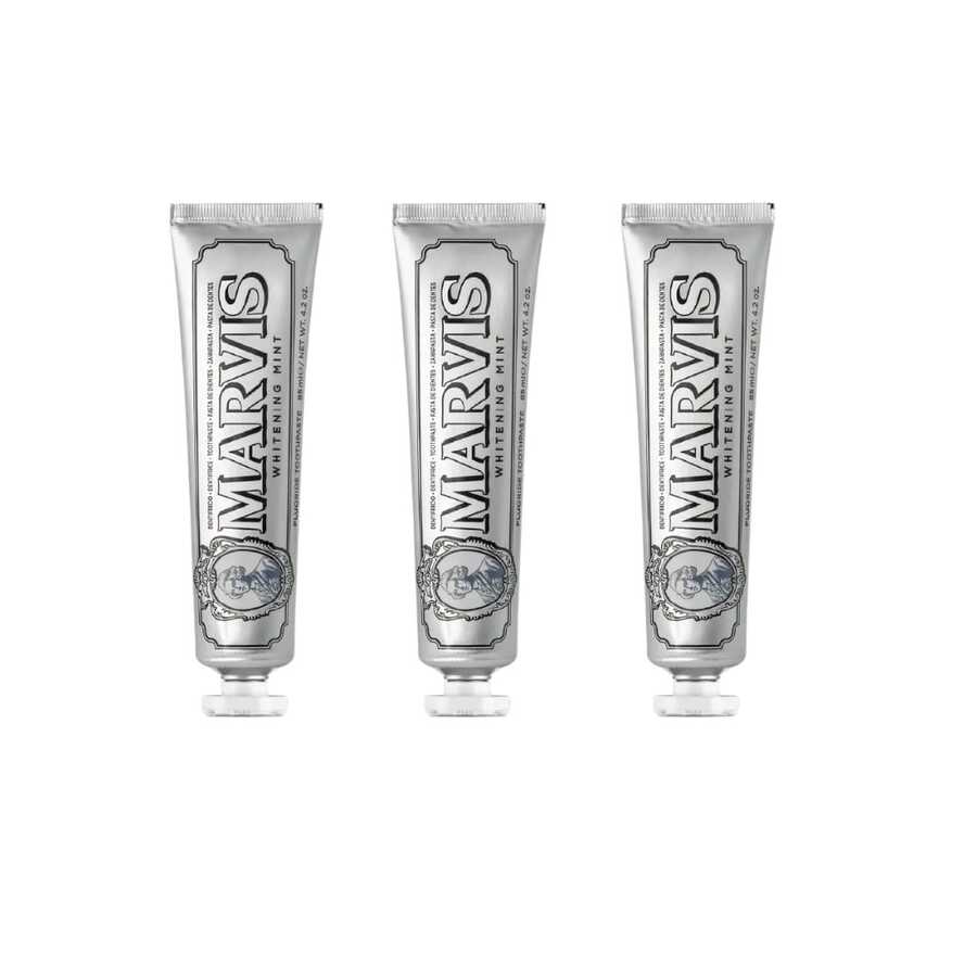 Marvis - Pasta de Dientes Blanqueadora Menta (85ml) Pack de 3 - Menta - Ver 1