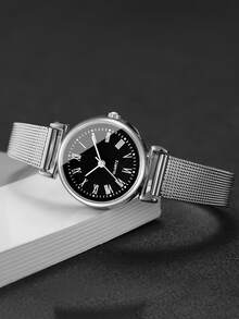 新款奢华女士石英表，时尚休闲风格，送给女性的礼物，母亲节送给妈妈的礼物 - 彩色 - 查看 8