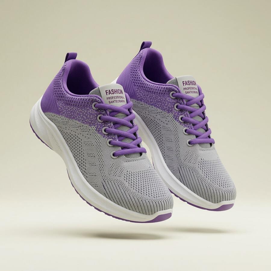 Women Sports Shoes - Purple - View 1