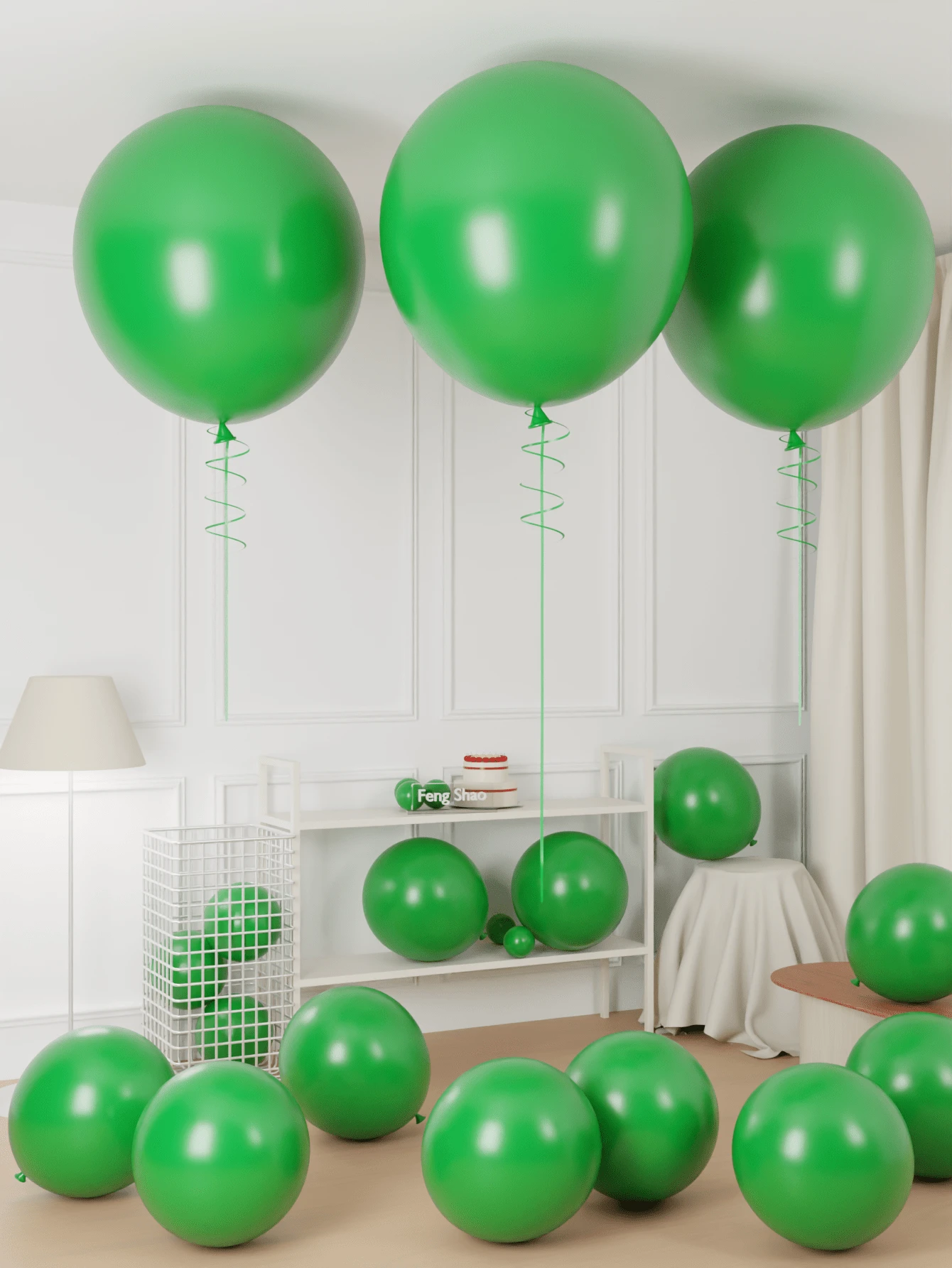 36/18 Zoll große grüne Latex-Ballons - 2/4/6/10/18/30 Stück tiefgrüne runde Helium-Ballons, geeignet für grünes Dschungel-Thema Hochzeit, Jahrestag, St. Patrick's Day, Geburtstags-Party, Baby-Shower, Weihnachten, Halloween, Gender-Enthüllungs-Party Dekoration
