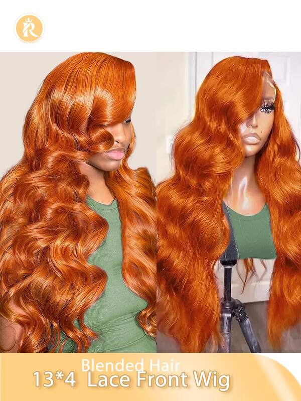 Tóc giả Brazil mật độ 180% (Tóc giả kiểu bob dài 8-16 inch, 18-36 inch) Tóc pha trộn 13x4 Tóc sóng bồng bềnh Tóc giả pha trộn - Sự kết hợp giữa tóc thật và tóc tổng hợp Dành cho nữ Đã tỉa sẵn với kiểu tóc sóng bồng bềnh - Màu đen/nâu/đỏ tía/cam tự nhiên Đường chân tóc vô hình & Tóc xoăn bồng bềnh Không cần keo, thoáng khí & Kiểu tóc bảo vệ